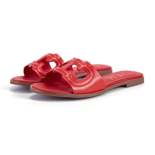 Low Heel Genuine Leather Casual Sandals for Women