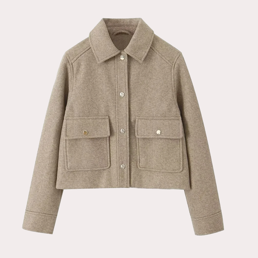 New Women's Casual Polo Collar Long Sleeve