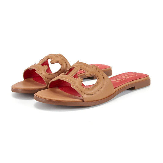Low Heel Genuine Leather Casual Sandals for Women