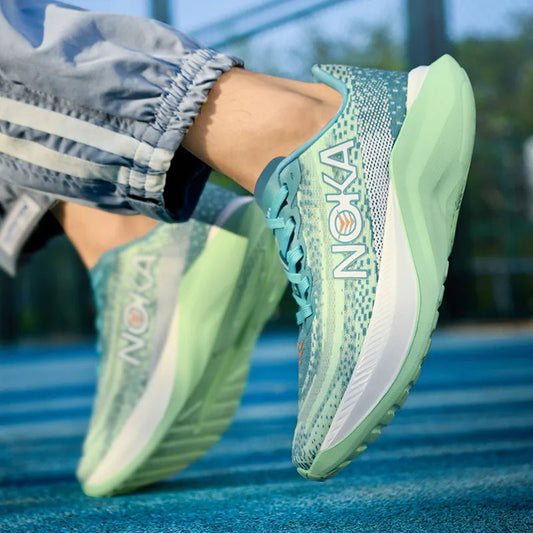 Thick Sole Jogging Sneakers for Men and Women, Ideal for Walking and Running